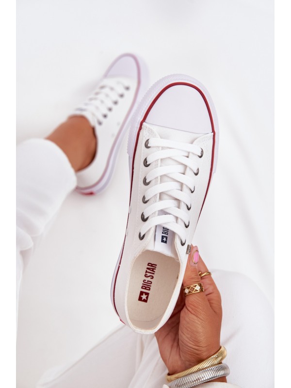 Ladies Low Sneakers Big Star DD274A232 White