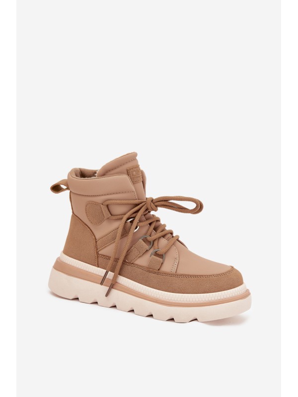 Women's Ankle Boots Platform Camel Liorae