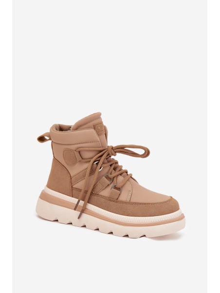 Women's Ankle Boots Platform Camel Liorae