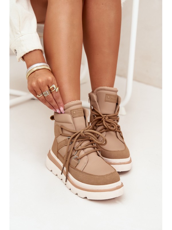 Women's Ankle Boots Platform Camel Liorae