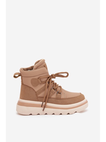 Women's Ankle Boots Platform Camel Liorae