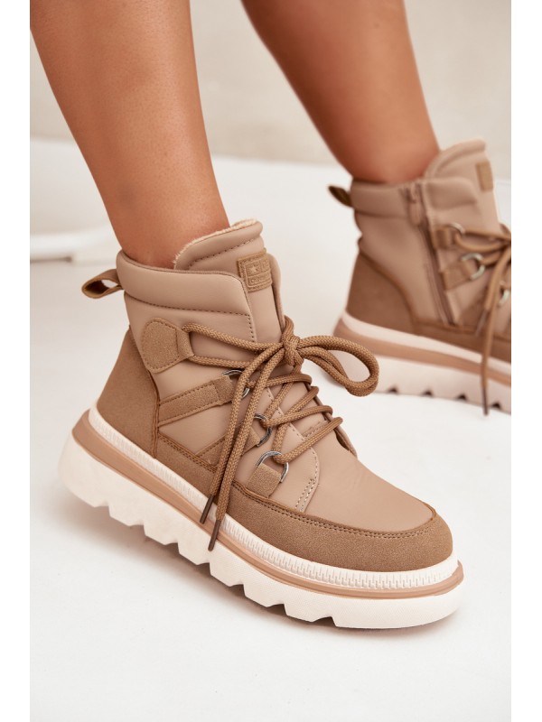 Women's Ankle Boots Platform Camel Liorae