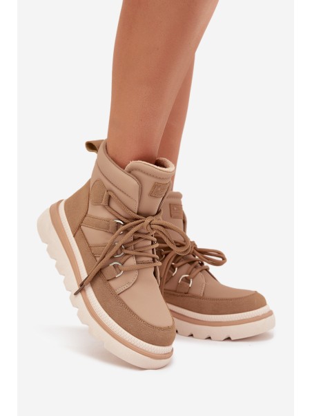 Women's Ankle Boots Platform Camel Liorae