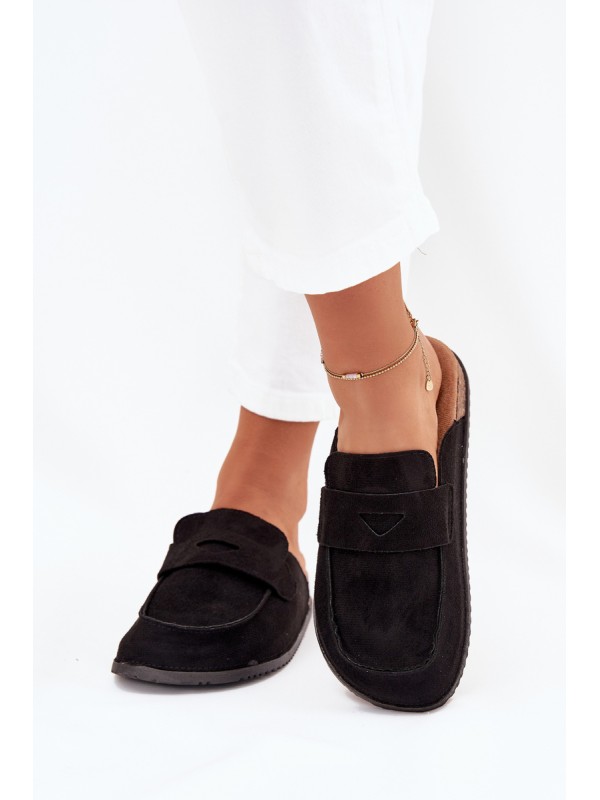 Women's Clogs On Cork Platform Black Nivalia