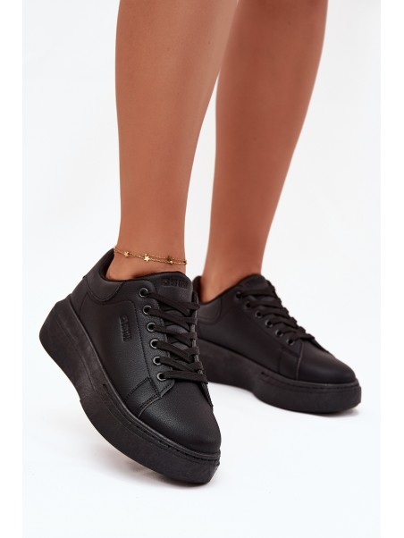 Womens Sneakers On Platform Big Star SS274244 Black