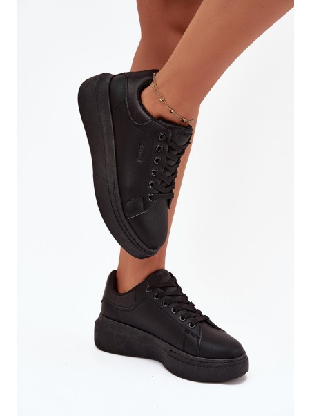 Womens Sneakers On Platform Big Star SS274244 Black