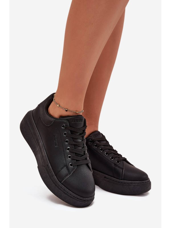 Womens Sneakers On Platform Big Star SS274244 Black