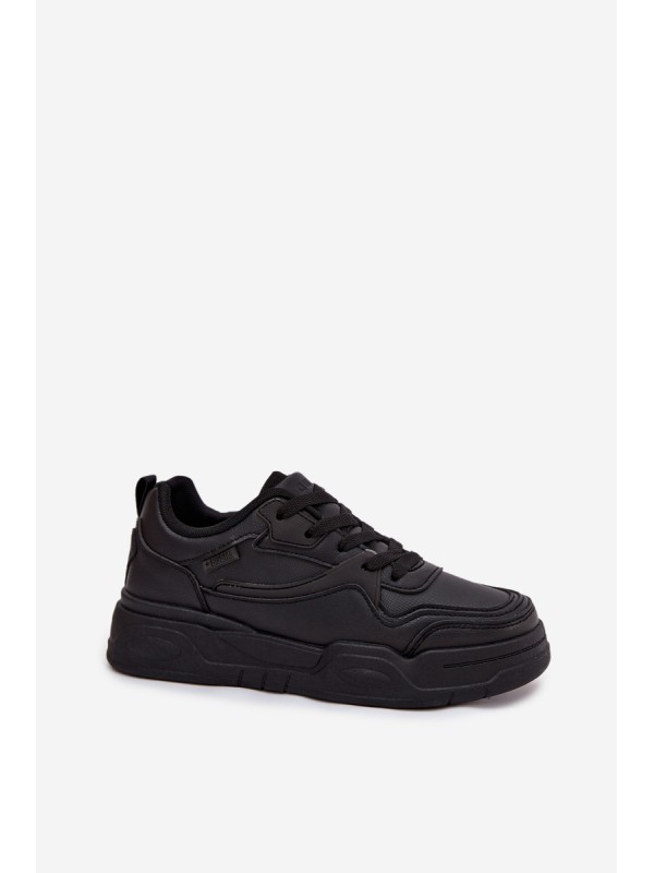 Women's Platform Sneakers Big Star SS274589 HI-POLY SYSTEM Black