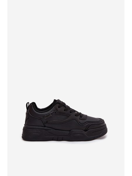 Women's Platform Sneakers Big Star SS274589 HI-POLY SYSTEM Black