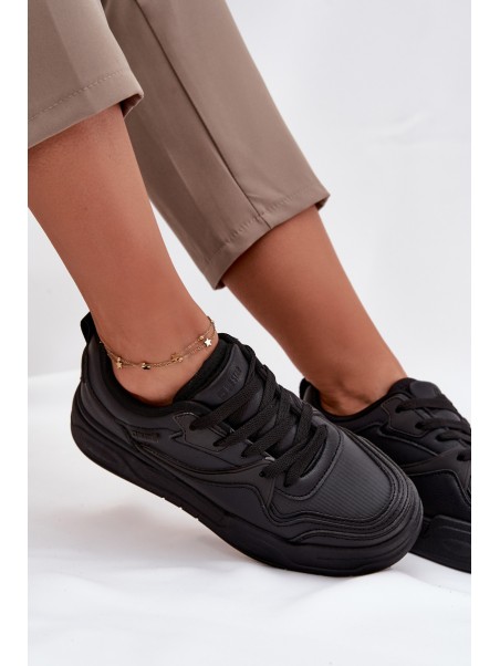 Women's Platform Sneakers Big Star SS274589 HI-POLY SYSTEM Black