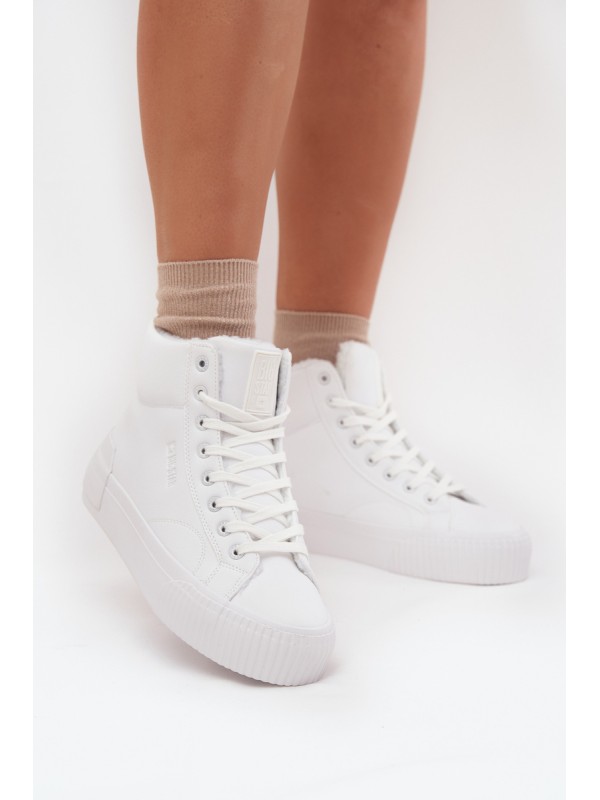 Warm Women's Platform Sneakers Big Star OO274794 White