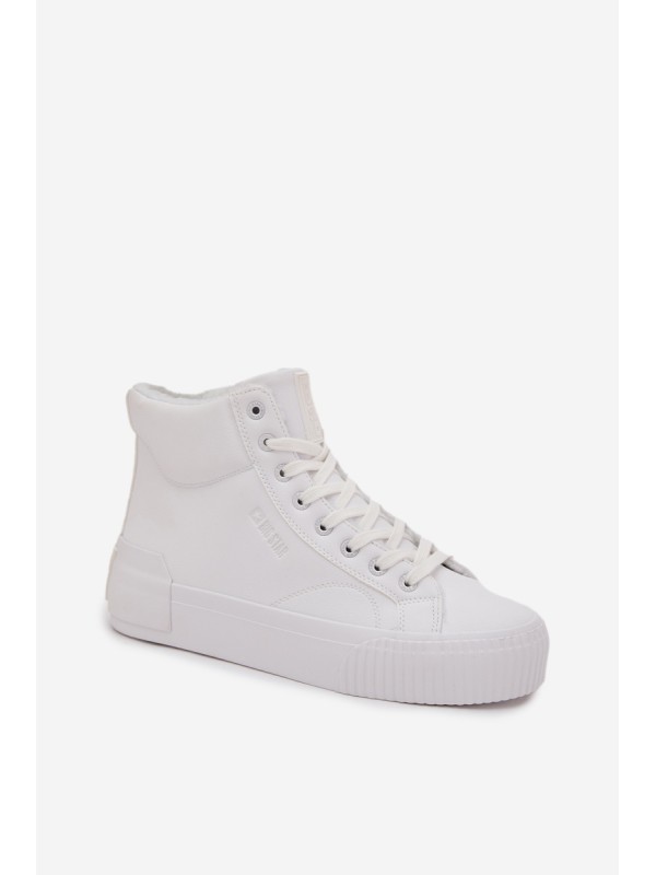 Warm Women's Platform Sneakers Big Star OO274794 White