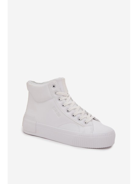 Warm Women's Platform Sneakers Big Star OO274794 White