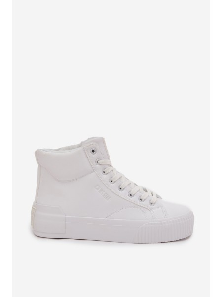 Warm Women's Platform Sneakers Big Star OO274794 White