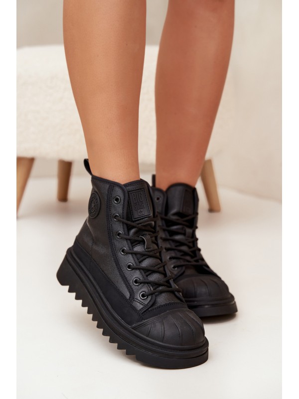 High Women's Sneakers Insulated Big Star OO274A355 Black