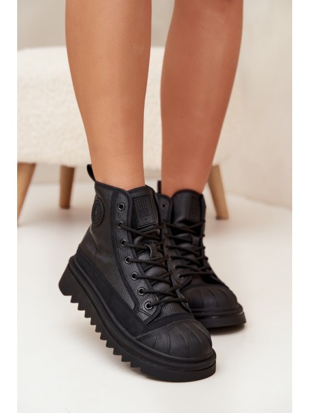 High Women's Sneakers Insulated Big Star OO274A355 Black