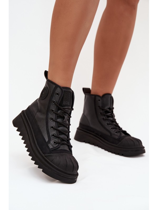 High Women's Sneakers Insulated Big Star OO274A355 Black 2