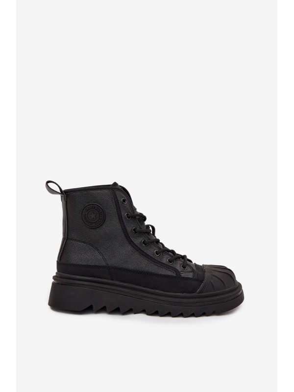 High Women's Sneakers Insulated Big Star OO274A355 Black High Women's Sneakers Insulated Big Star OO274A355 Black