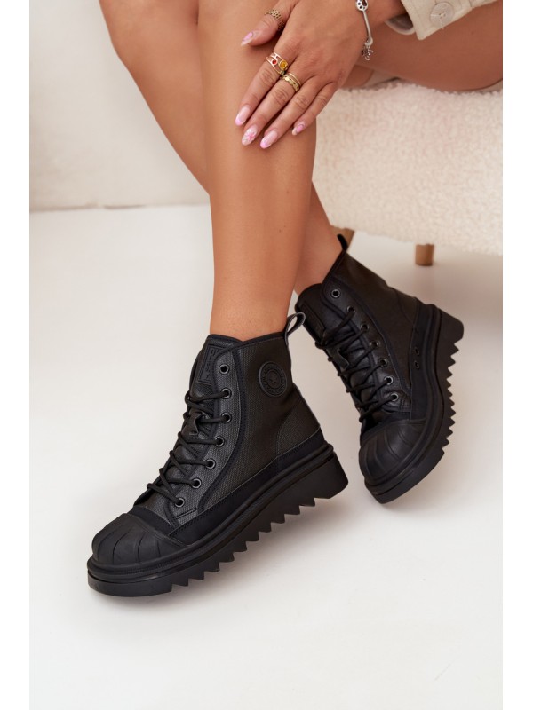 High Women's Sneakers Insulated Big Star OO274A355 Black