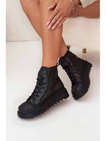 High Women's Sneakers Insulated Big Star OO274A355 Black