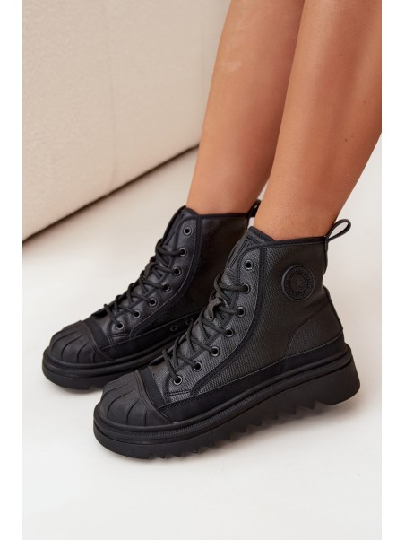 High Women's Sneakers Insulated Big Star OO274A355 Black