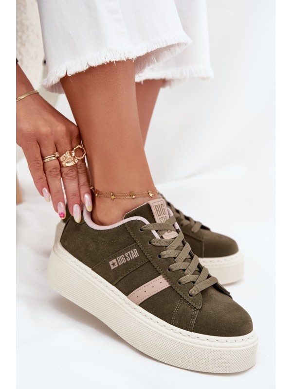 Women's Platform Sneakers Big Star SS274349 Green