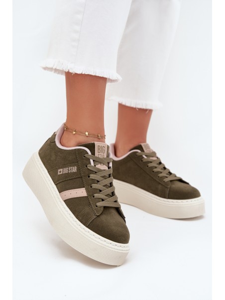 Women's Platform Sneakers Big Star SS274349 Green