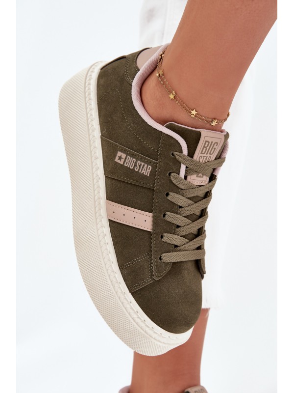 Women's Platform Sneakers Big Star SS274349 Green