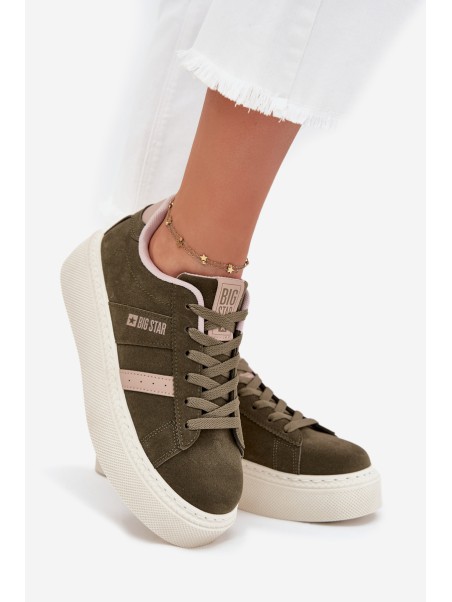 Women's Platform Sneakers Big Star SS274349 Green