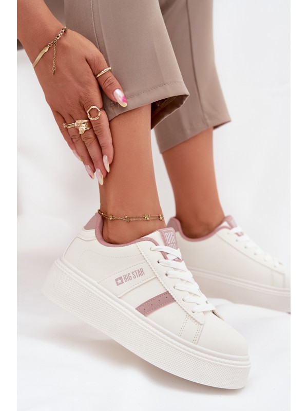 Womens Platform Sneakers Big Star SS274346 White