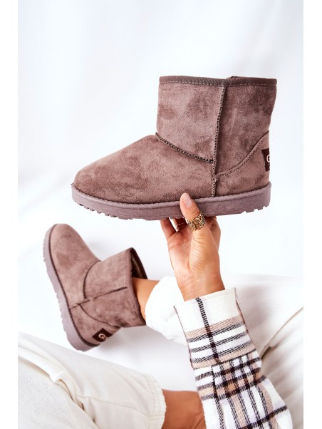 Snow Boots Fleece-lined Brown Vicandi