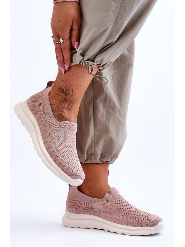 Women's Textile Slip-on Sneakers Pink Adiora 2