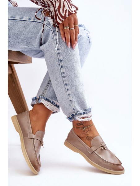 Women's Classic Moccasins Grey Cortez