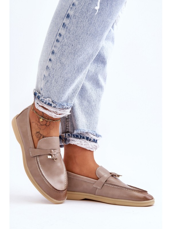 Women's Classic Moccasins Grey Cortez