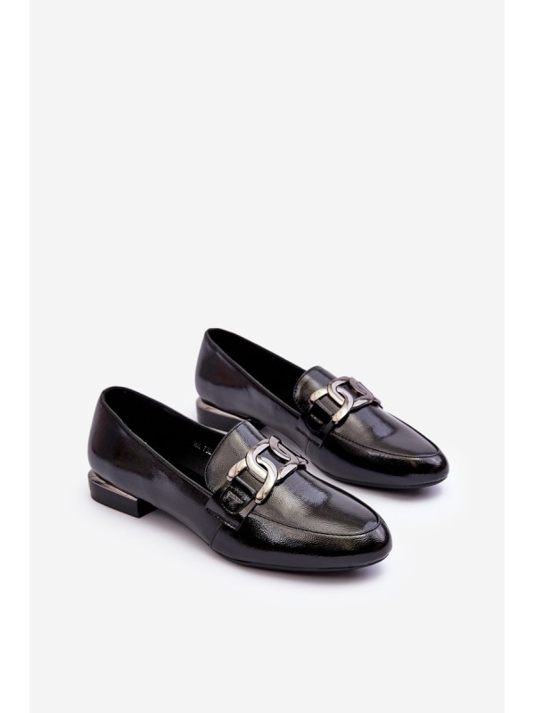 Women's Moccasins with Embellishment Black Camilena
