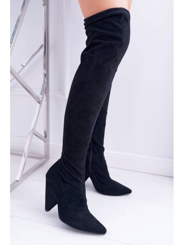 Women's Heeled Lu Boo Suede Black Tamaris Boots