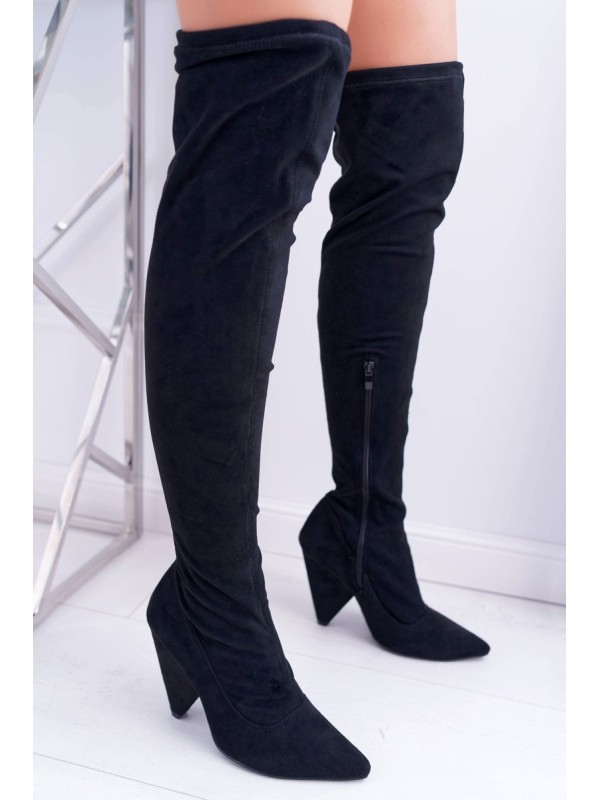 Women's Heeled Lu Boo Suede Black Tamaris Boots