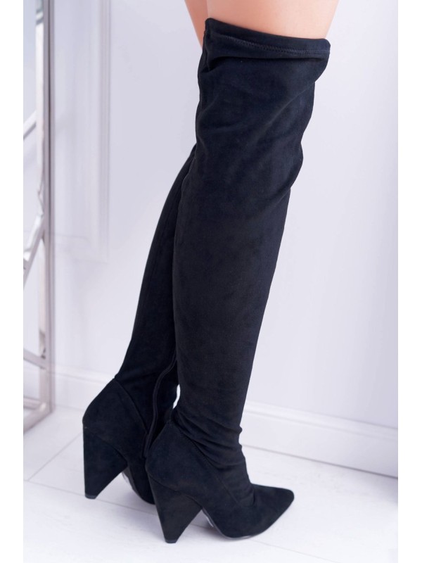 Women's Heeled Lu Boo Suede Black Tamaris Boots