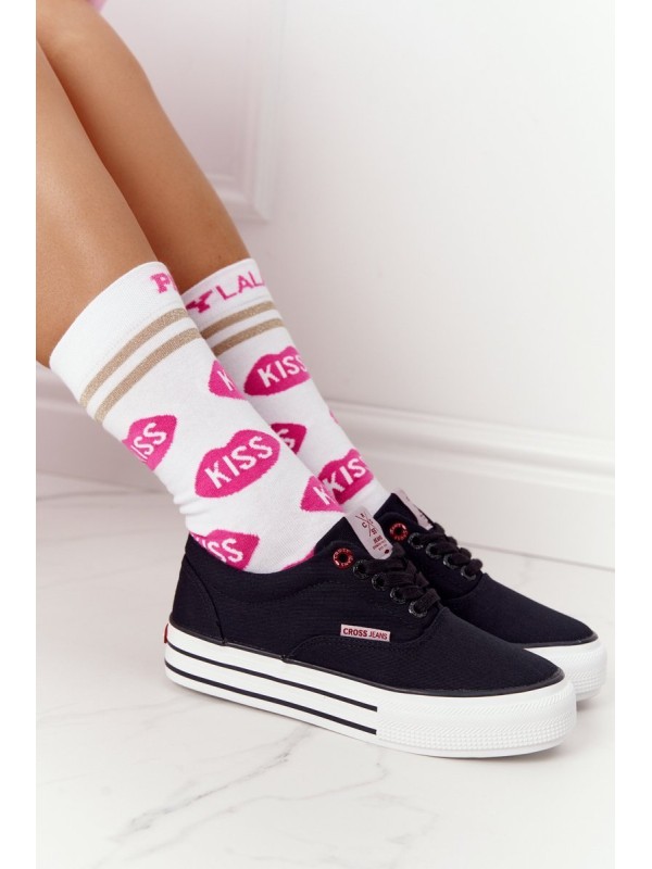 Women's Sneakers On A Platform CROSS JEANS FF2R4002C Black