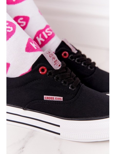 Women's Sneakers On A Platform CROSS JEANS FF2R4002C Black