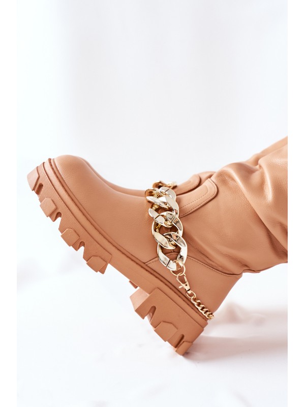 High boots Camel Cecina