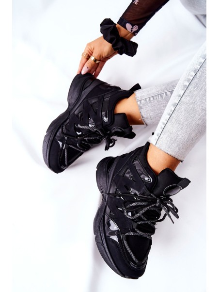 Sport Heeled Boots Black Hesane