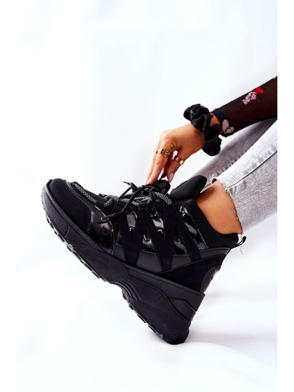 Sport Heeled Boots Black Hesane