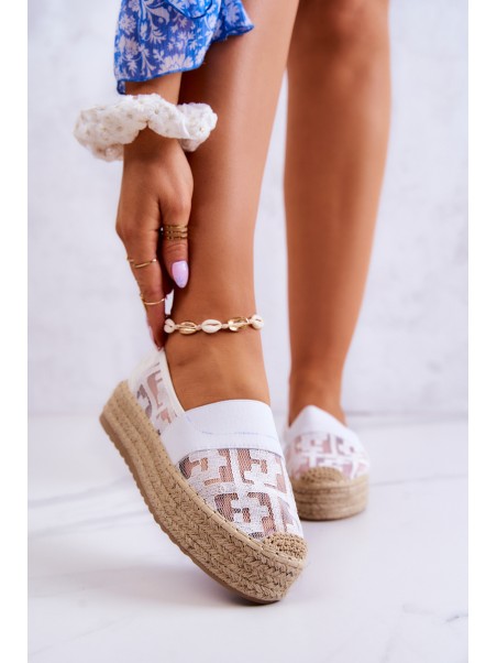 Women's Slip-On Espadrilles White Berkaley