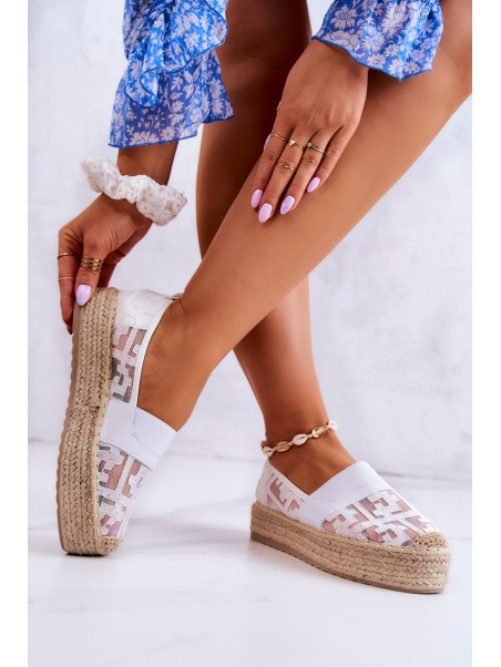Women's Slip-On Espadrilles White Berkaley