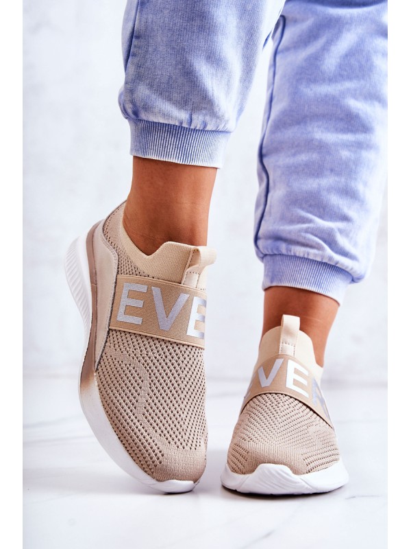 Women's Sport Shoes Slip-on Beige Lorane 2