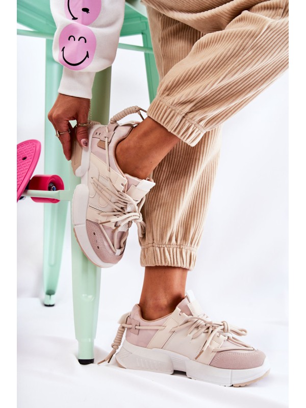 Women's Sneakers Sport Shoes Beige Someday