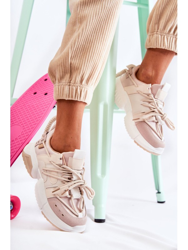Women's Sneakers Sport Shoes Beige Someday