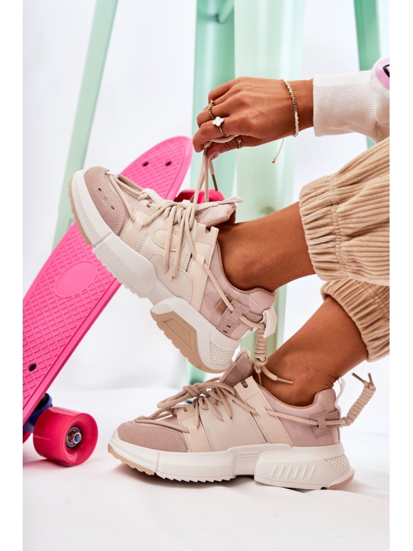 Women's Sneakers Sport Shoes Beige Someday