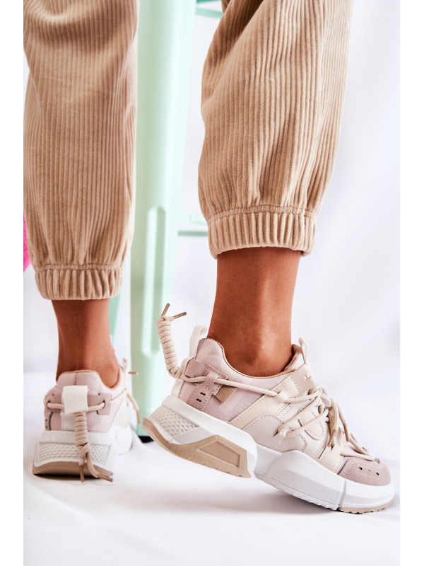 Women's Sneakers Sport Shoes Beige Someday